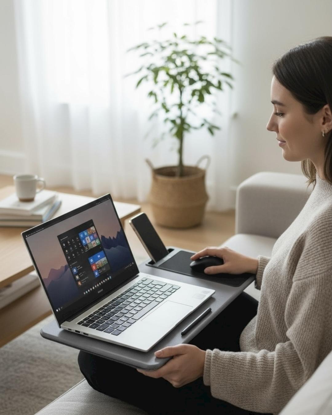 Minderli Laptop Sehpası